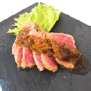 安いお肉も！キウイで柔らかローストビーフ